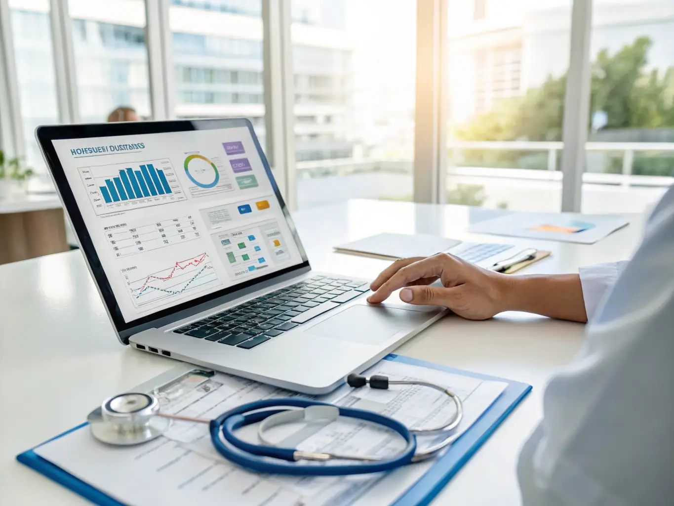 A screenshot of IntelliGP's user interface, showing its intuitive design and easy-to-use features for patient management.